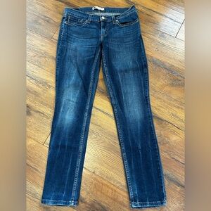Levi’s 525 Too Superlow Women’s 9 M Dark Blue Denim Jeans Pants Bottoms Pockets
